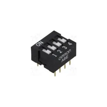 Síťový prvek Přepínač DIP-SWITCH Počet sekcí 4 ON-OFF 0,025A/24VDC pol 2