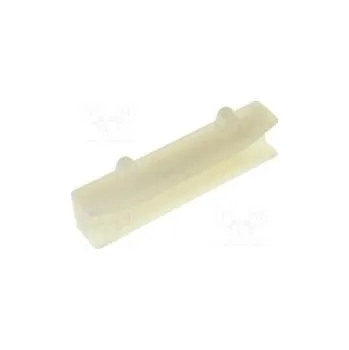 Pilová lišta Vodící lišta polyamid přírodní A 38,4mm B 20mm C 9,2mm