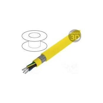 elektrický kabel LAPP 00127643 Vodič ÖLFLEX® 540 CP 4G1,5mm2 PUR žlutá 450/750V