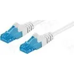 Patch cord U/UTP 6a lanko Cu LSZH bílá Dél 50m 26AWG