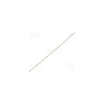 Teplem smrštitelná trubička bez lepidla 2 1 1,6mm L 1m bilá