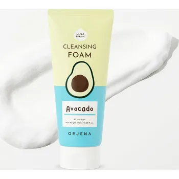 ORJENA - Smile Day Cleansing Foam Avocado - Čistící pěna na obličej avokádo - 180 ml
