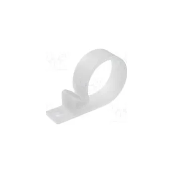 kabelová chránička Úchytky 29,5mm polyamid přírodní k připevnění kabelů