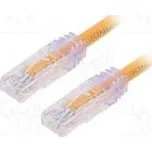 Patch cord TX6™ PLUS,U/UTP 6 lanko Cu LSZH oranžová Dél 1m