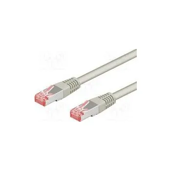 Síťový kabel Patch cord S/FTP 6 lanko Cu LSZH šedá 1,5m 28AWG