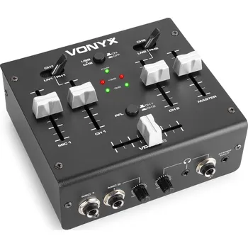 Mixážní pult Vonyx VDJ2USB 3-Channel Stereo DJ/USB Mixer