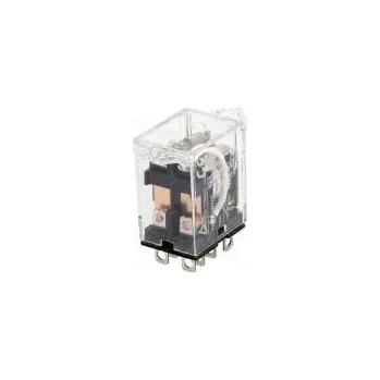 Relé elektromagnetické DPDT Ucívky 24VDC 10A/110VAC 10A