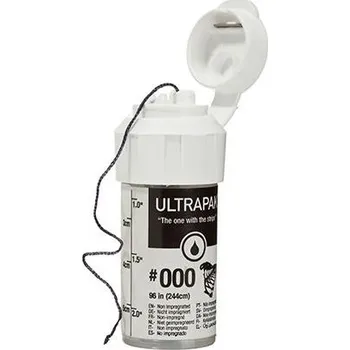 Ultradent UltraPak č.000 černé vyrobená ze 100% bavlny spletená do tisíce oček