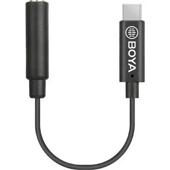 Mikrofon BOYA BY-K4 Redukce USB-C - 3,5mm female TRRS