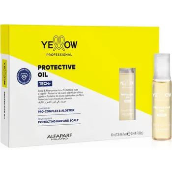 Vlasová regenerace Yellow Professional Alfaparf PROTECTIVE OIL 6x13 ml - Ochranný olej/Aditivum - TECH+ YELLOW PROFESSIONAL TECH+
