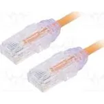 Patch cord TX6-28™,U/UTP 6 lanko Cu LSZH oranžová Dél 5m