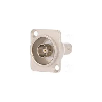 Elektrická zásuvka Spojka BNC zásuvka,z obou stran izolované 75Ω stříbrná