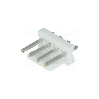 Elektrický konektor Socket wire-board male PIN 4 3.96mm THT MTA-156 tinned