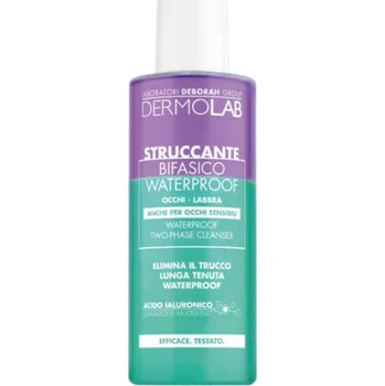 Odličovač DermoLab dvoufázový odličovač voděodolného make-upu, 150ml