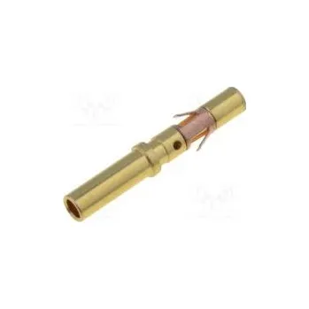 Elektrická zásuvka Kontakt Rozměr 16 zásuvka 18AWG-16AWG gold flash krimpovací