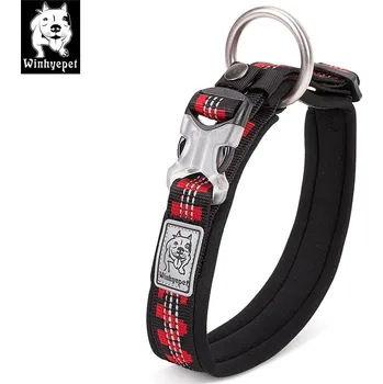Obojek pro psa Obojek pro psa, černo-červený, reflexní Velikost: S