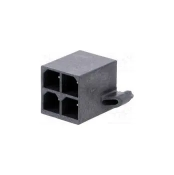 Elektrický konektor Socket wire-board male Mega-Fit 5.7mm PIN 4 UL94V-0 23A THT
