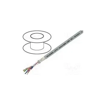 elektrický kabel LAPP 0034231 Vodič pro přenos dat LifYCY 4x2x0,08mm2 šedá lanko Cu PVC