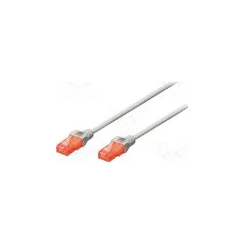 Síťový kabel Patch cord U/UTP 5e lanko CCA PVC šedá 3m 26AWG
