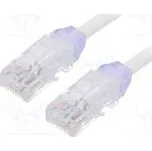 Patch cord F/UTP,TX6A-28™ 6a drát Cu LSZH bílá Dél 5m 28AWG