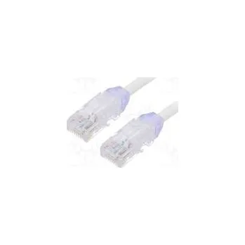 Síťový kabel Patch cord F/UTP,TX6A-28™ 6a drát Cu LSZH bílá Dél 5m 28AWG