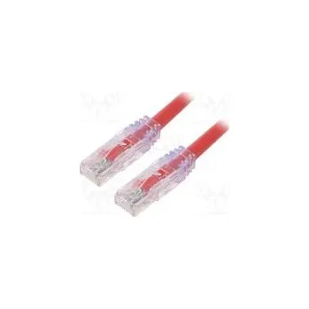 Síťový kabel Patch cord TX6A™ 10Gig,U/UTP 6a drát Cu PVC červená Dél 2m