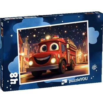 Puzzle puzzle 48 dílků „Tuuu tuuu: houkají hasiči“