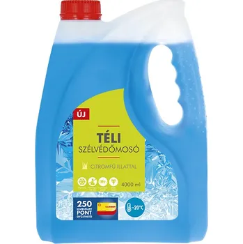 Směs do ostřikovače Zimní směs do ostřikovačů Lemon -20°C - 4l (Nemrznoucí kapalina pro čištění skel a světlometů s vůní citronu)