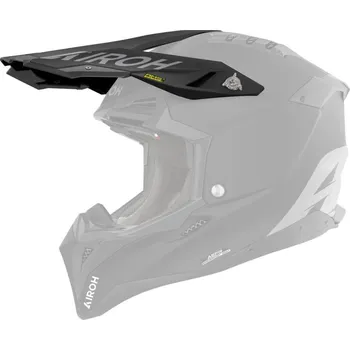 Helma na motorku kšilt pro přilbu AVIATOR 3, AIROH - Itálie (černá matná)