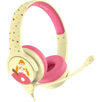 Sluchátka OTL Technologies Animal Crossing Isabelle Pink and Cream Kids