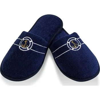 Pánské pantofle Soft Cotton Pánské pantofle MARINE MAN, námořnický vzor