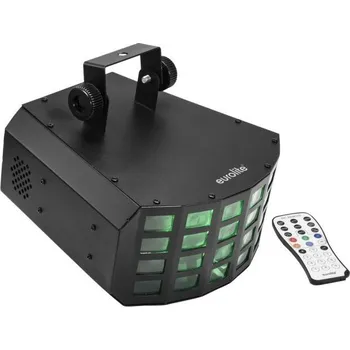 Osvětlovací technika Eurolite LED Derby 5x10W RGBWA, DMX, IR, paprskový efekt