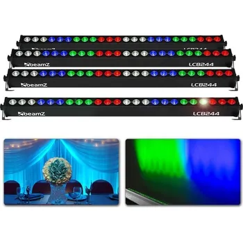 Světelný efekt BeamZ LCB244 Výhodné balení 4ks LED Bar