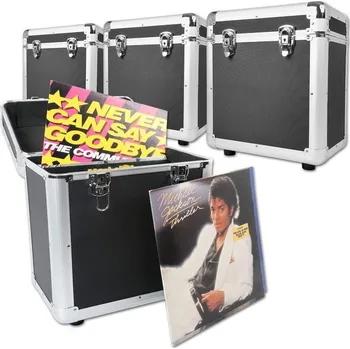 Power Dynamics RC80 12" Black Set 4 kufrů na vinyly