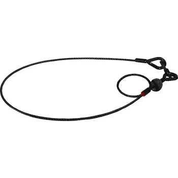 Lanko pro jízdní kolo Duratruss SAVEKING® Black 4mm, 1,0m, 40kg, DGUV