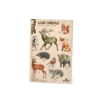 Dřevěná hračka Lesní svět Velké vylomeniny - Lesní zvířata