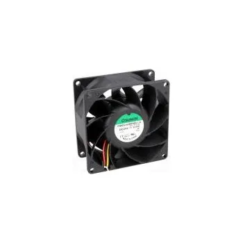 Ventilátor DC axiální 24VDC 80x80x38mm 143m3/h 55,2dBA 24AWG