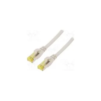 Síťový kabel Patch cord S/FTP 6a lanko Cu LSZH šedá 3m 26AWG