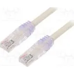 Patch cord TX6A™ 10Gig,U/UTP 6a drát Cu PVC bílá Dél 5m