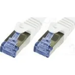 Patch cord S/FTP 6a lanko Cu LSZH bílá 15m 26AWG