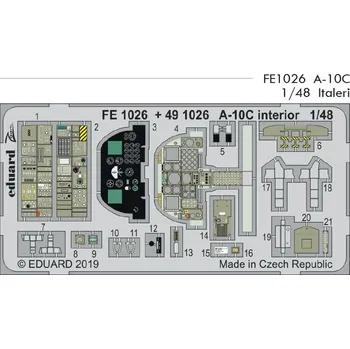Plastikový model Eduard 1/48 A-10C (ITALERI)
