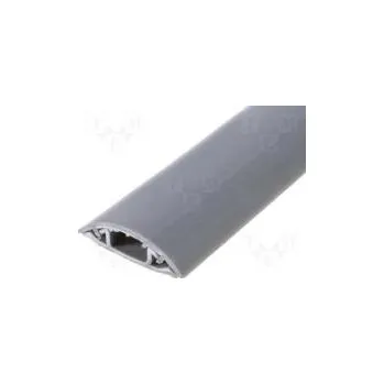 elektroinstalační lišta Uzavřené kabelové lišty šedá L 1m Mat PVC H 9,5mm W 40mm