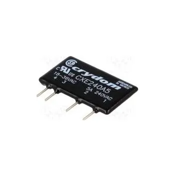 Relé Relé polovidičová Uříd 18÷36VAC 5A 12÷280VAC THT SIP Řada CX