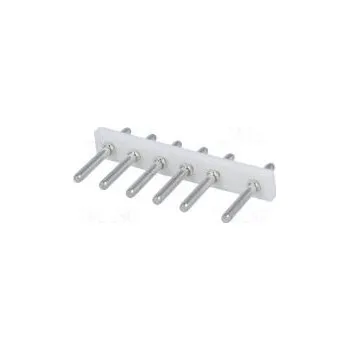 Elektroinstalační materiál Socket wire-board 5/7.5mm PIN 6 THT 250V 5A tinned -25÷85°C
