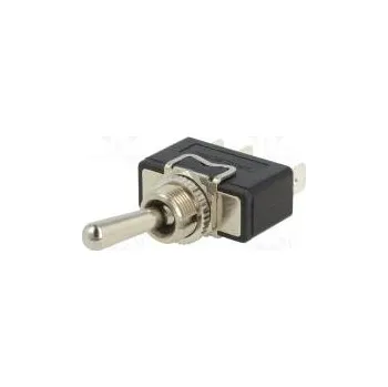 vypínač Přepínač páčkový Polohy 2 SPDT ON-(ON) 16A/250VAC 100mΩ IP67