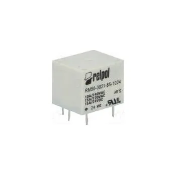 Relé Relay electromagnetic SPST-NO Ucoil 24VDC 15A 10A/240VAC
