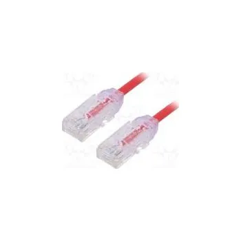 Síťový kabel Patch cord TX6-28™,U/UTP 6 lanko Cu LSZH červená Dél 1m