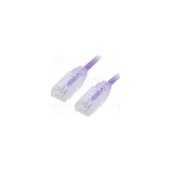 Síťový kabel Patch cord TX6-28™,U/UTP 6 lanko Cu LSZH fialová Dél 5m