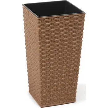 Obal na květináč Nohel Garden Obal na květník FINEZIA RATTAN ECO plastový 30x30x57cm