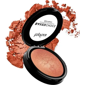 Tvářenka TOPFACE Baked Touch, zapečená tvářenka, 004 Shimmer Peach, 5g